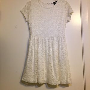 Forever 21 White Lace Dress | Size M